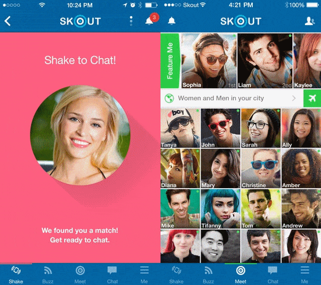 apps similar to skout