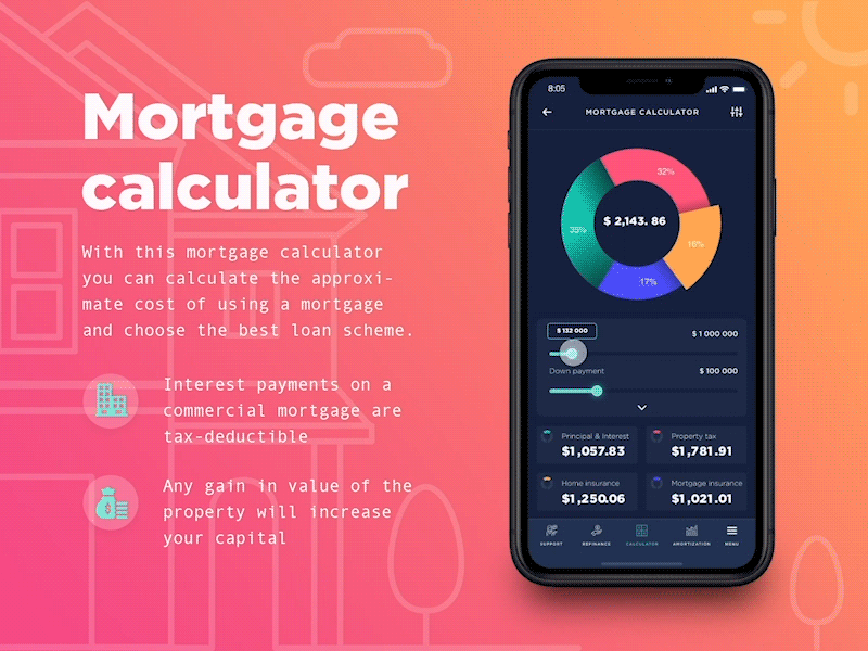 mortgage calculator app development