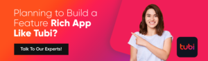 develop an app like like Tubi