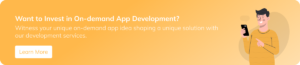 On demand app development CTA