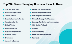 Top 20+ Game Changing Business Ideas in Dubai