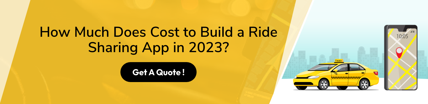 How Much Does Cost to Build a Ride Sharing App in 2023?