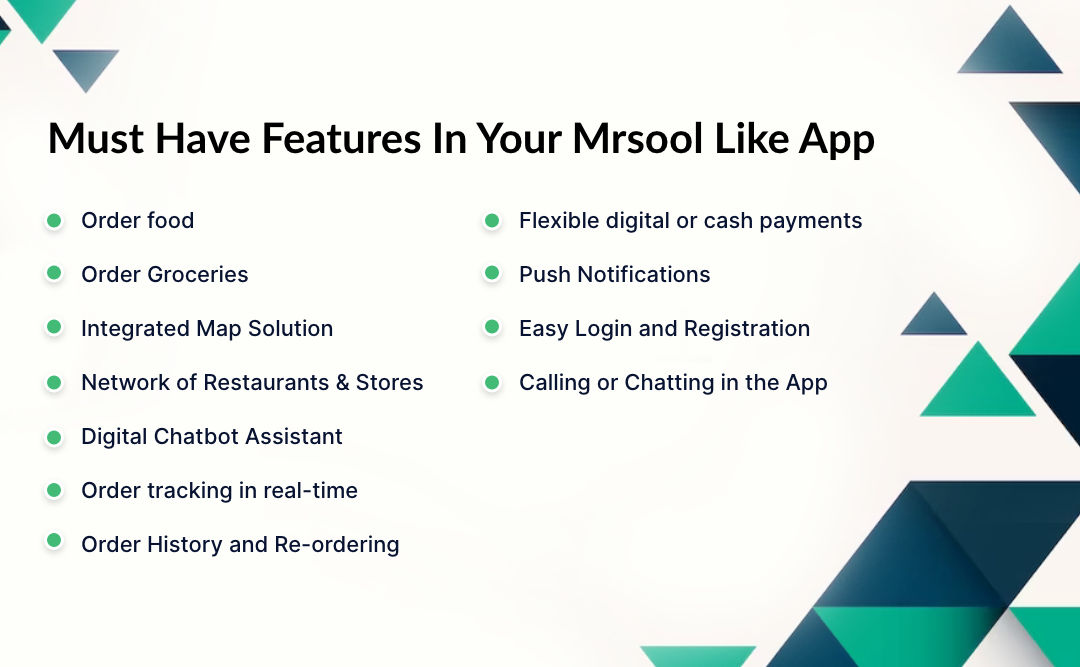Must Have Features In Your Mrsool Like App