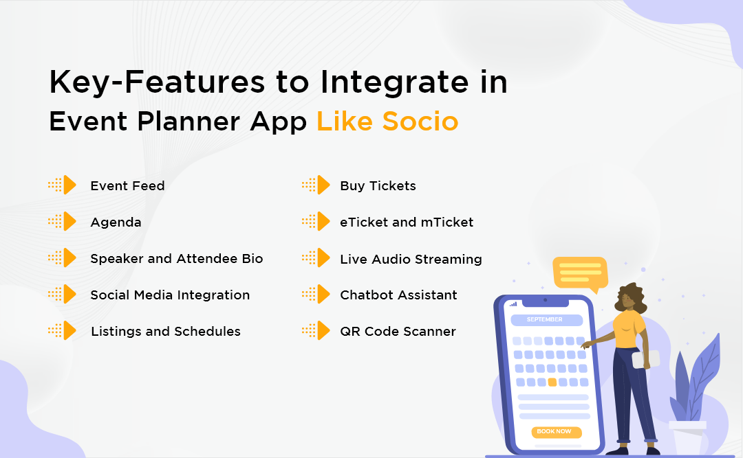 Key-Features to Integrate in Event Planner App Like Socio