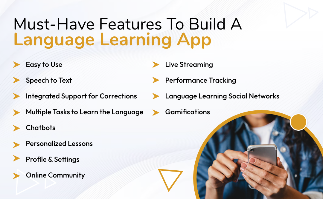 Must-Have Features to Build a Language Learning App 