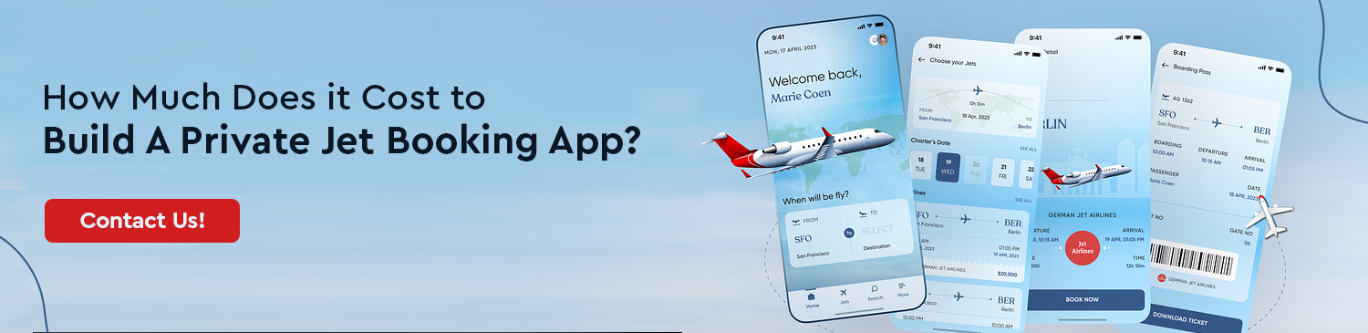 How Much Does it Cost to Build A Private Jet Booking App?