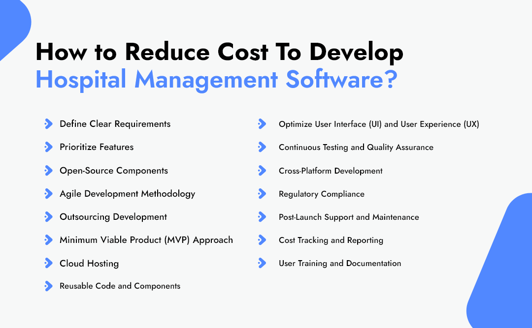 How to Reduce Cost To Develop Hospital Management Software?