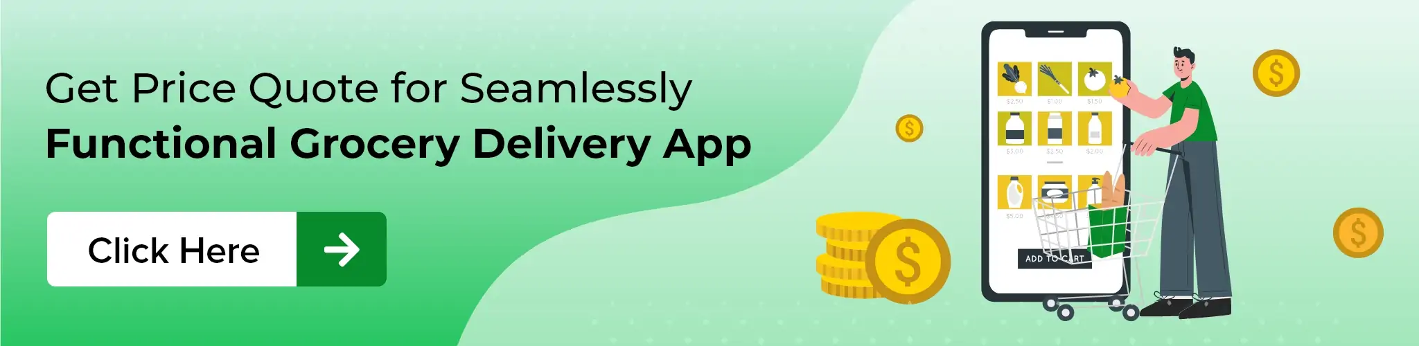 Grocery Delivery App CTA