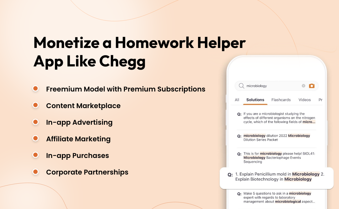 How to Monetize a Homework Helper App Like Chegg