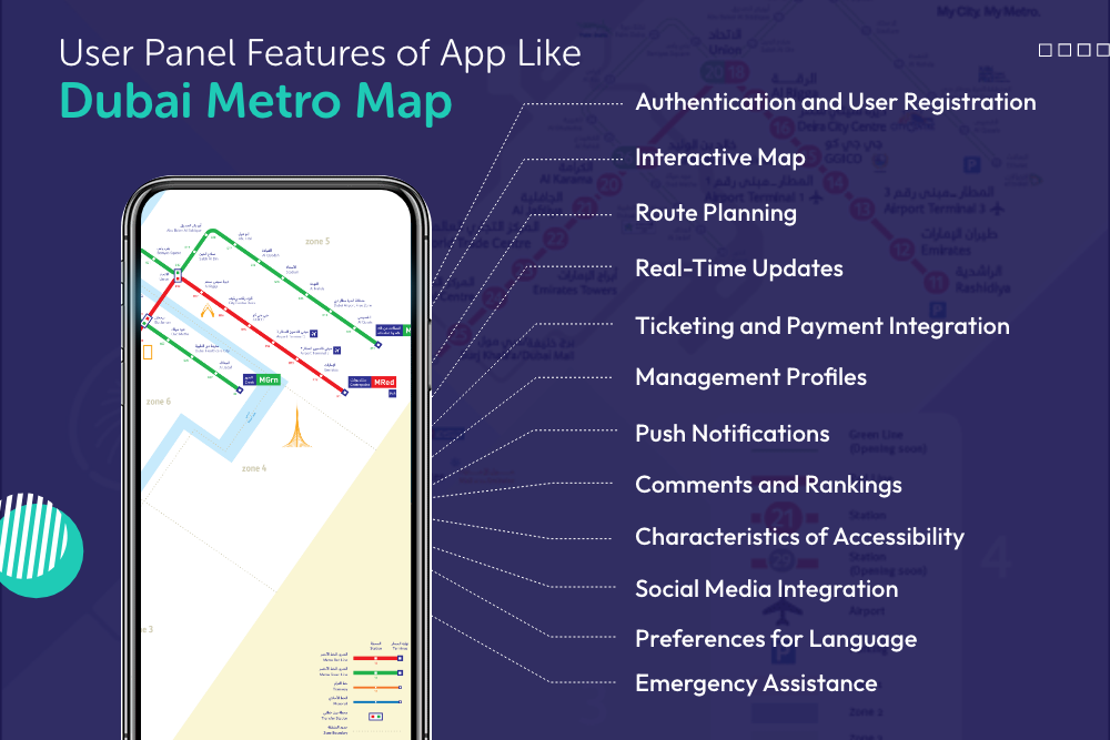 Develop an App Like Dubai Metro Map