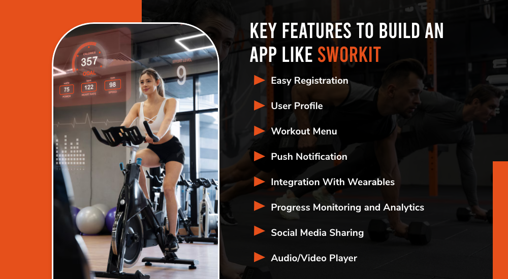 Features To Build An App Like Sworkit 