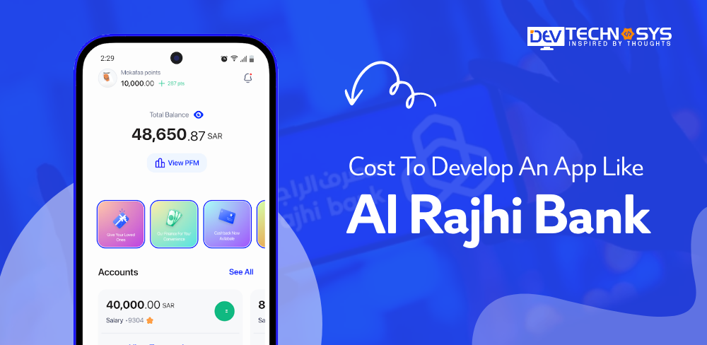 Cost to develop an app like Al Rajhi Bank