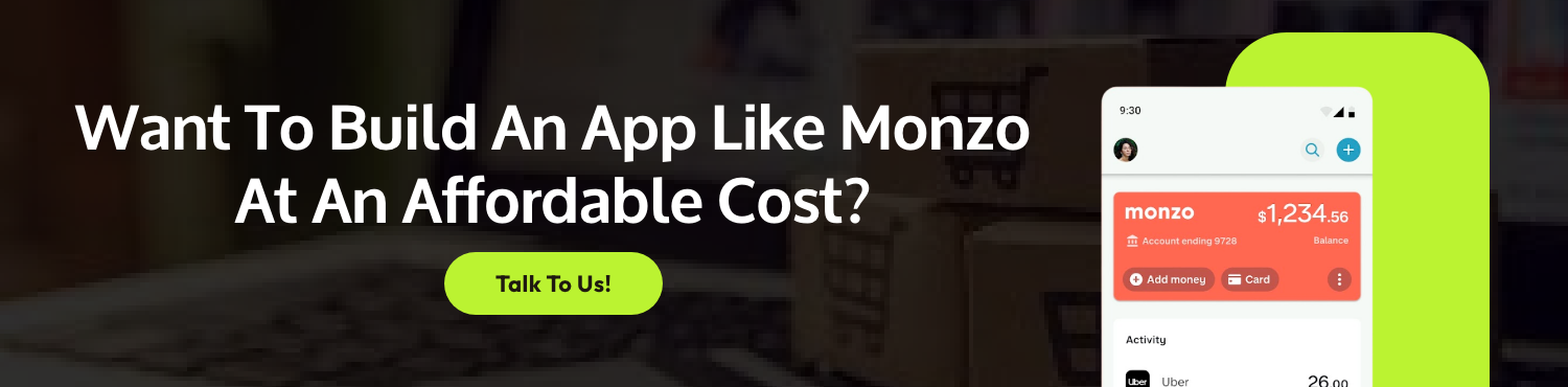 Cta for Build An App Like Monzo