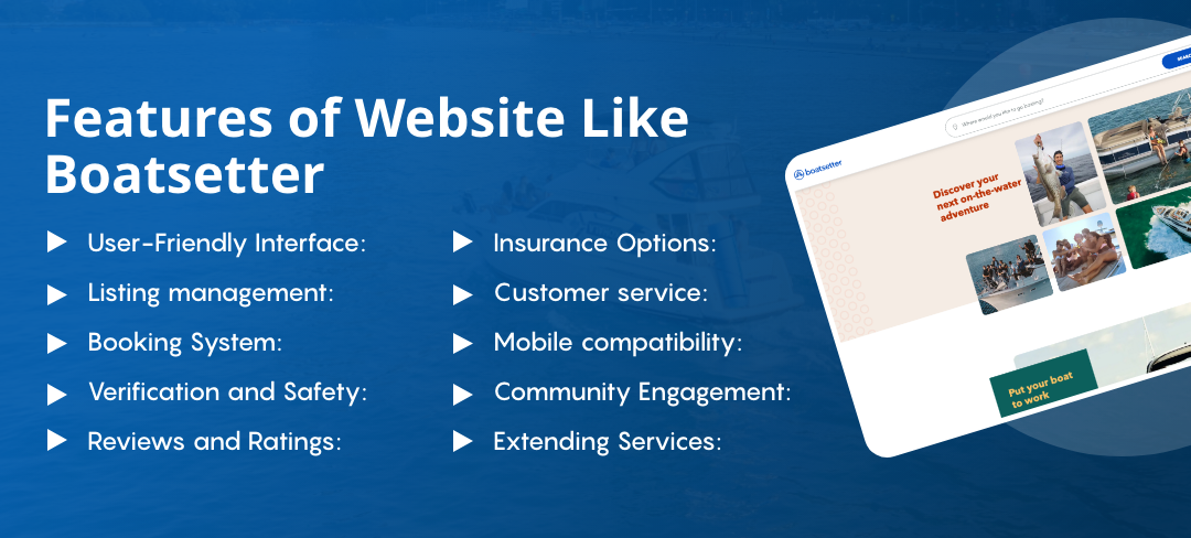 Develop a Website Like Boatsetter