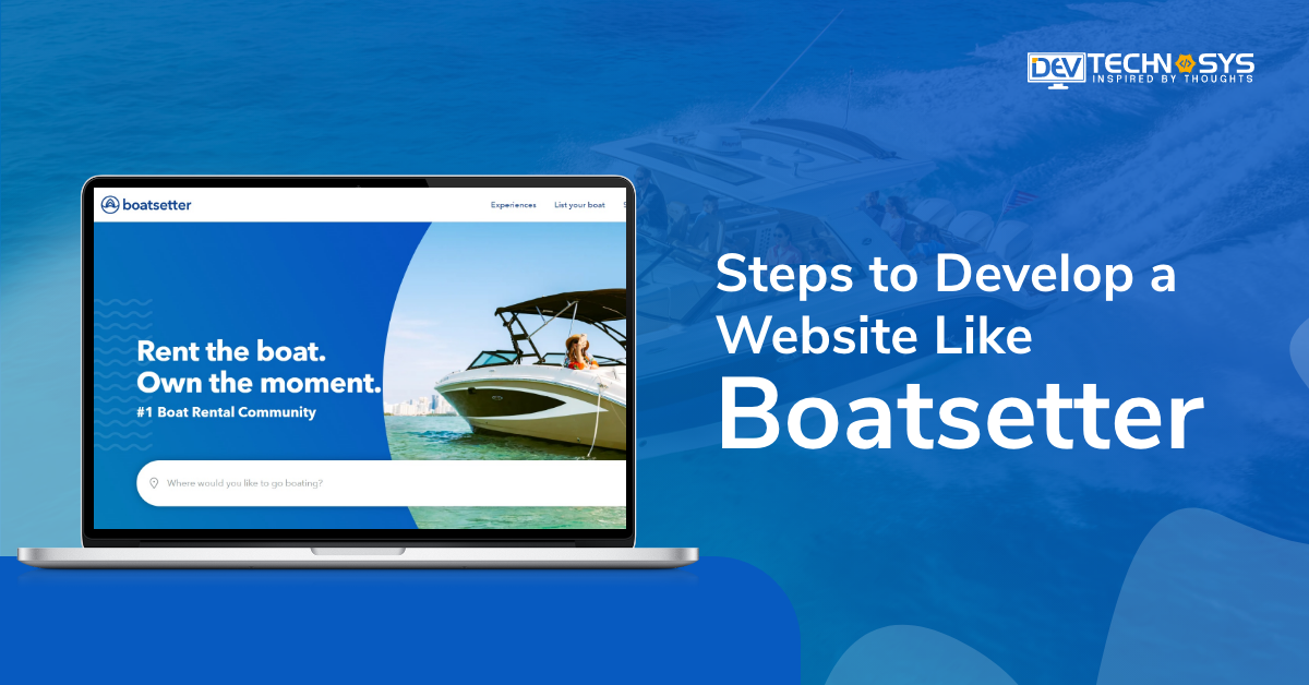 Develop a Website Like Boatsetter