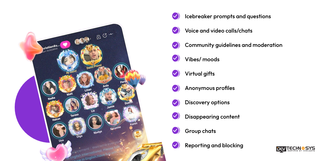 Key Features To Build An Social Media App Like SoulChill