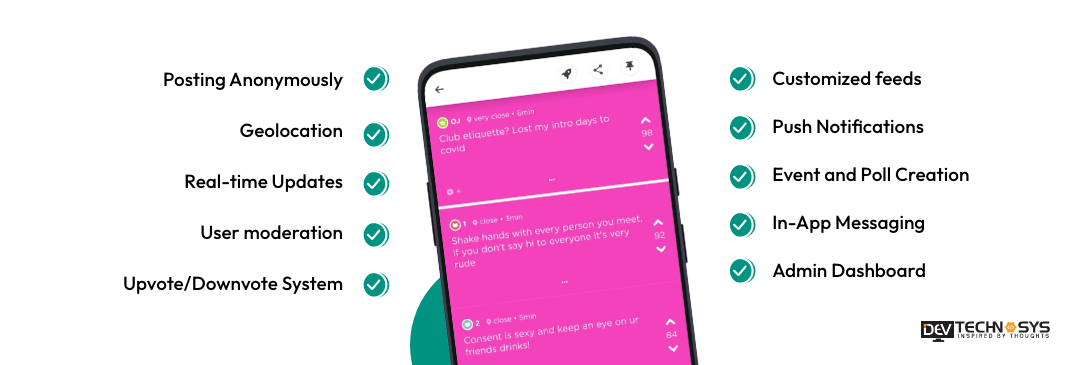 Must-Have Features of An App Like Jodel