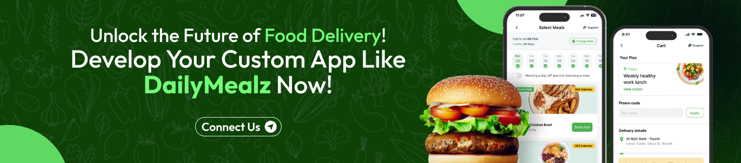 CTA for Develop A Food Delivery App Like DailyMealz