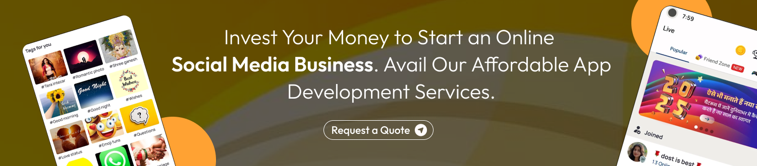 CTA for Develop An App Like Sharechat
