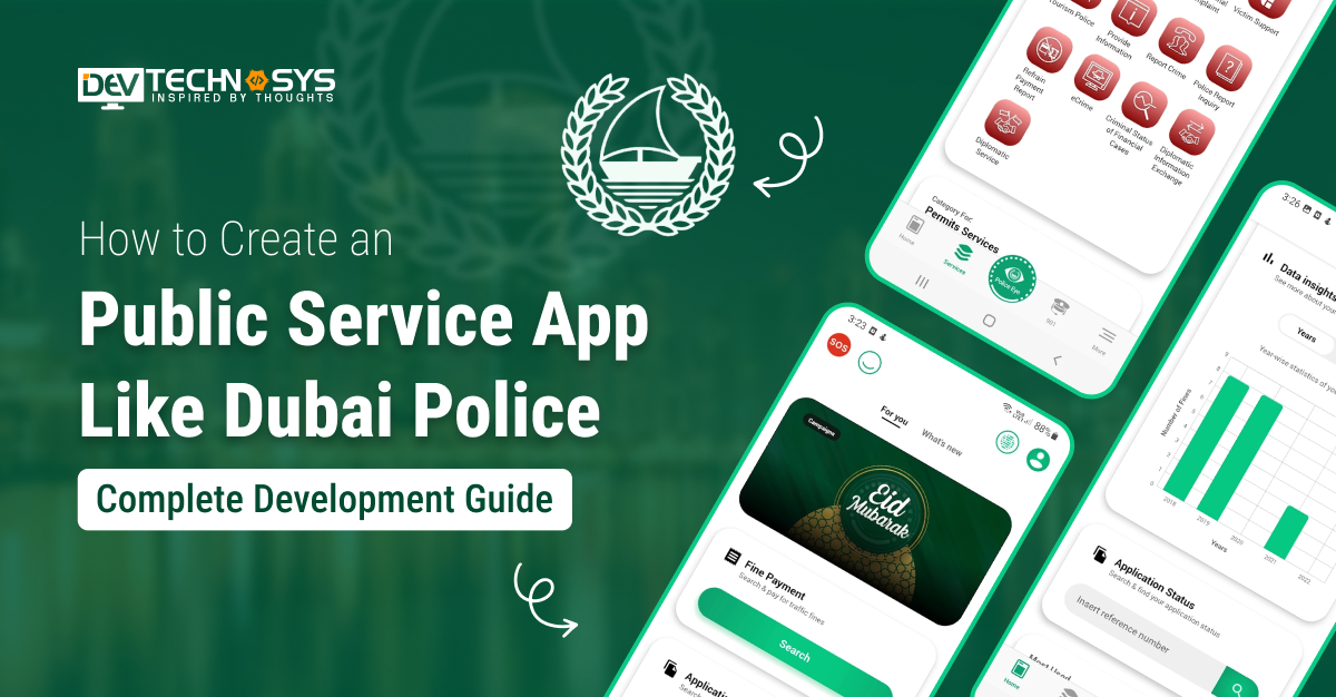Create an app like dubai police