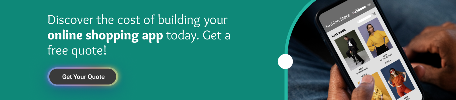 Cost to Develop an Online Shopping App CTA