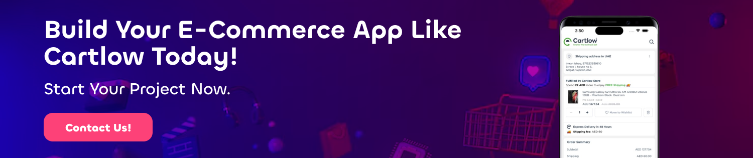 Develop an E-commerce App Like Cartlow CTA 1