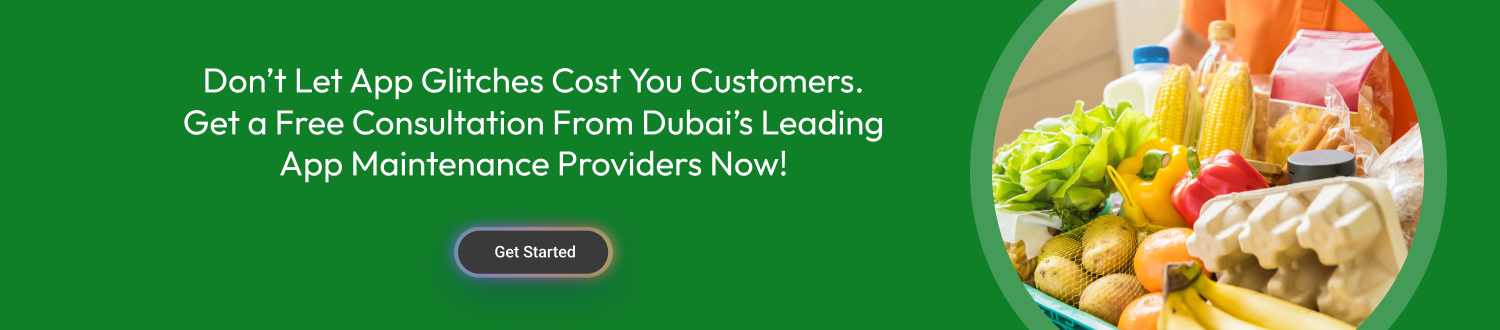 Grocery Delivery App Maintenance Services CTA