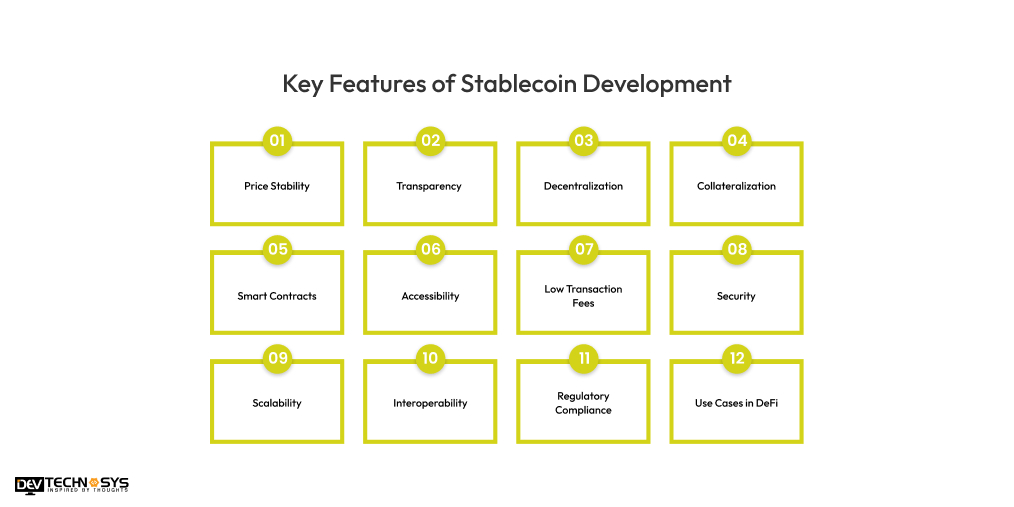 Key Features of Stablecoin Development