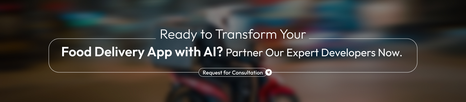 AI in Food Delivery App CTA