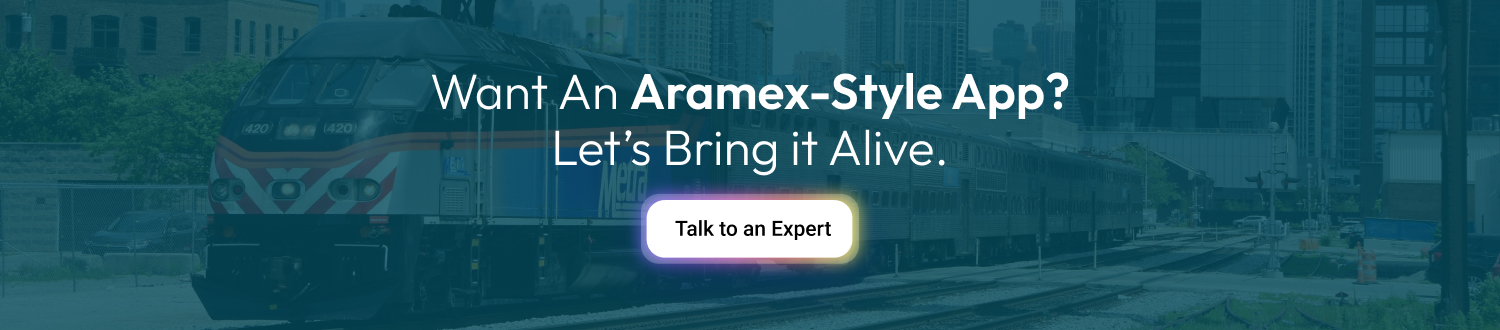 application like Aramex - CTA.