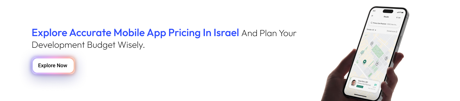 Mobile App Development Cost in Israel CTA