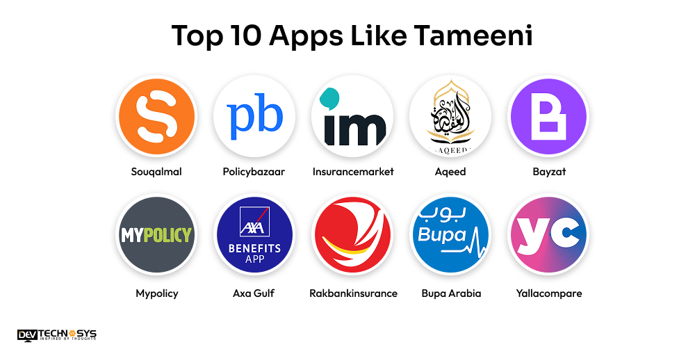Top 10 Apps Like Tameeni