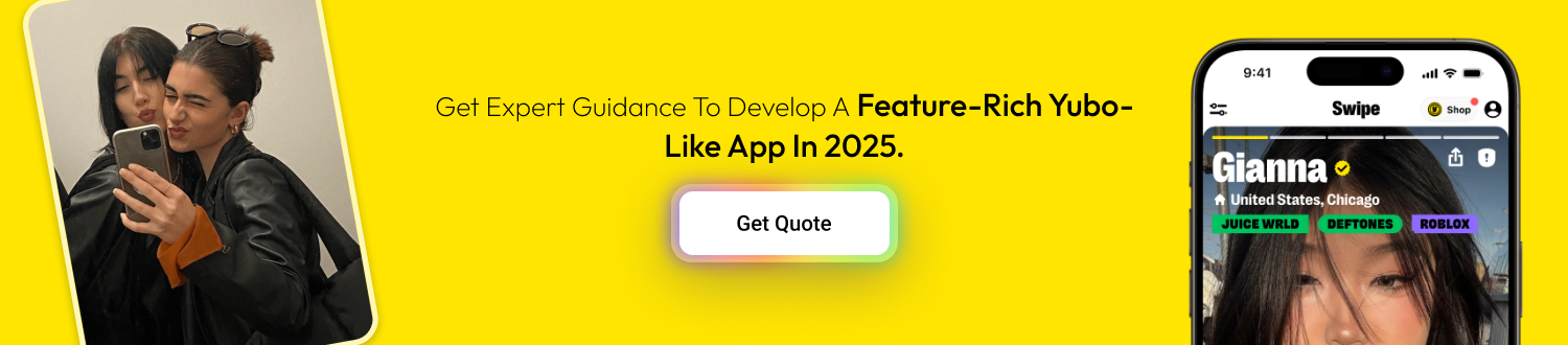 Application Like Yubo CTA