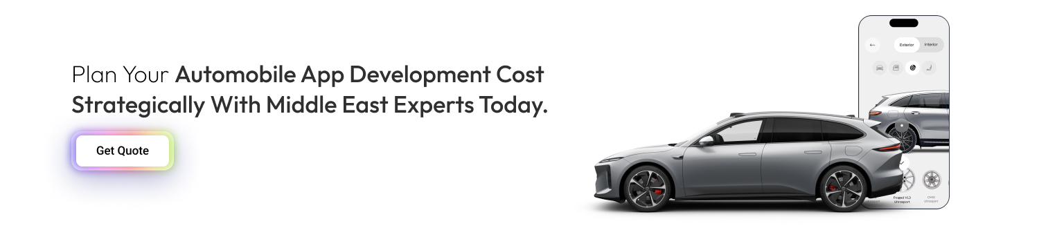 Automobile App Development Cost