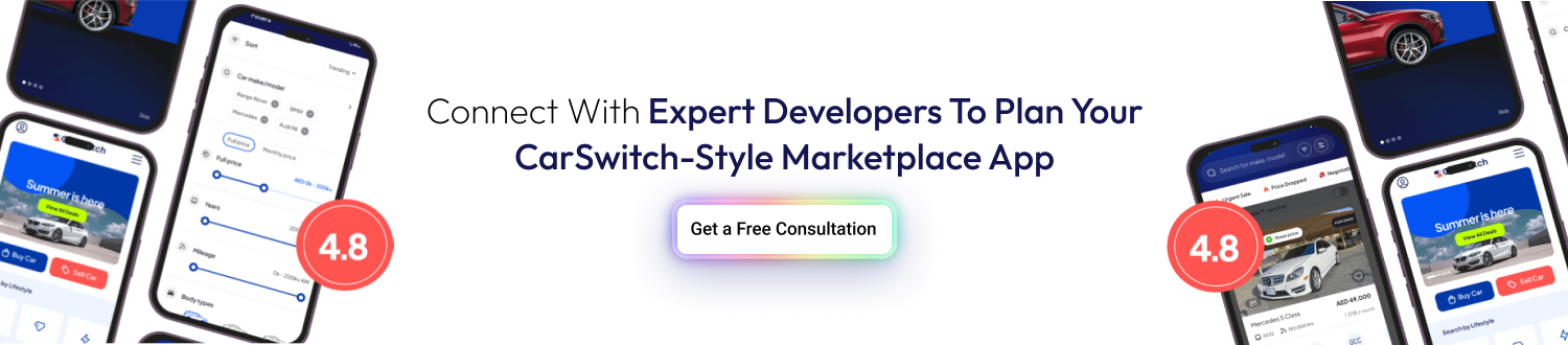 Develop a Marketplace App like CarSwitch CTA 1