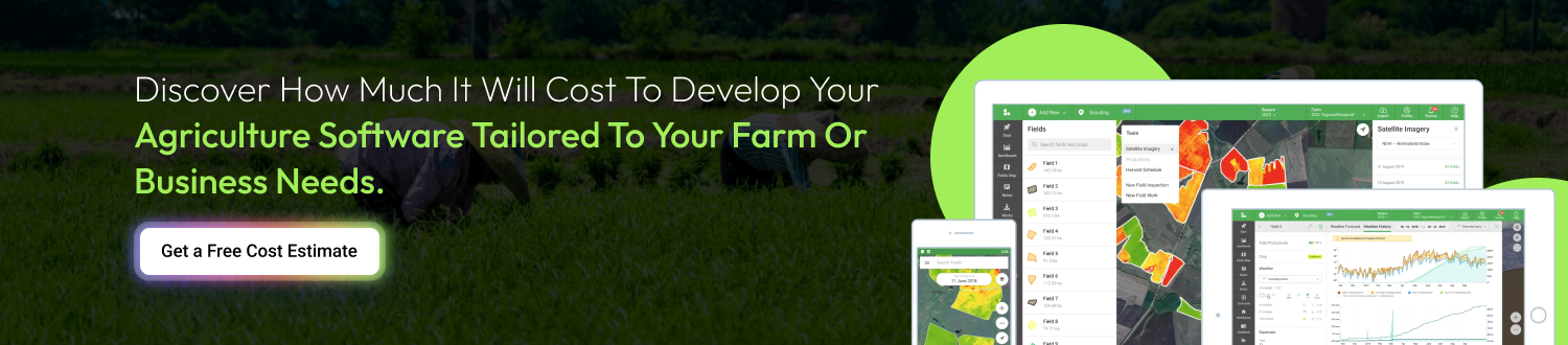 Discover agriculture software development cost