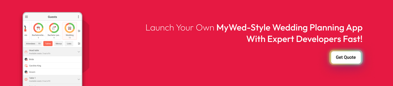 Launch your own MyWed-style app