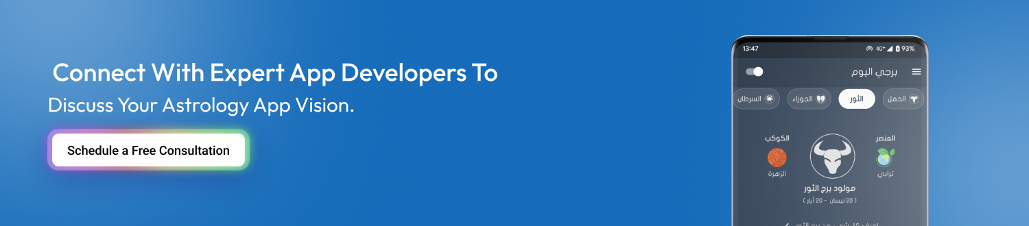 Build an Astrology App like Abraj CTA 1