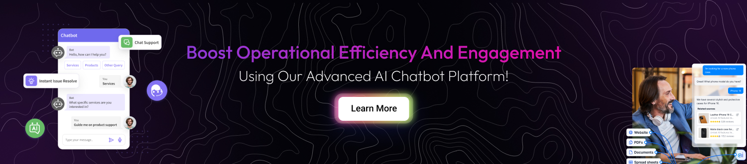 Chatbot SaaS Software for Enterprises CTA 1