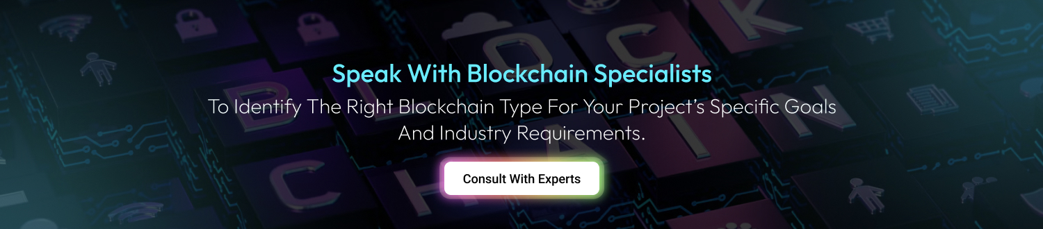 Speak with blockchain specialists