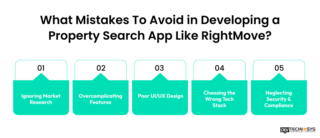 Mistakes To Avoid in Developing a Property Search App Like RightMove